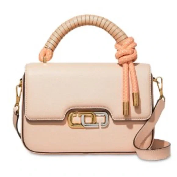 New MARC JACOBSThe J Link Twist Leather Shoulder Bag
